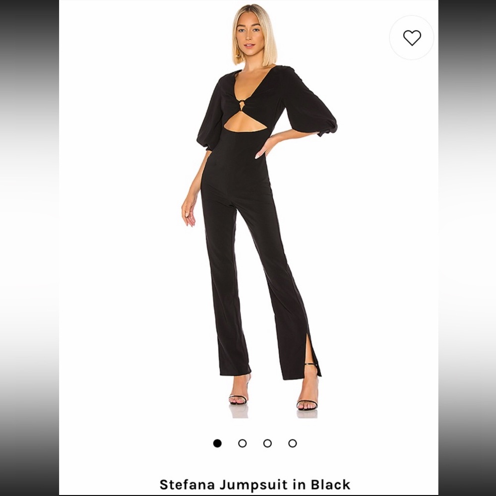 NWOT Camila Coelho Stefana Jumpsuit black